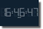 Analog and Digital Screensaver Clock