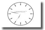 Lunar media Screensaver Clock