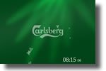 Carlsberg Beer Screensaver Clock