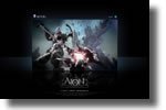 Aion Online game Screensaver Clock