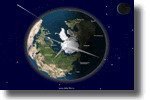 Earth clock Screensaver Clock